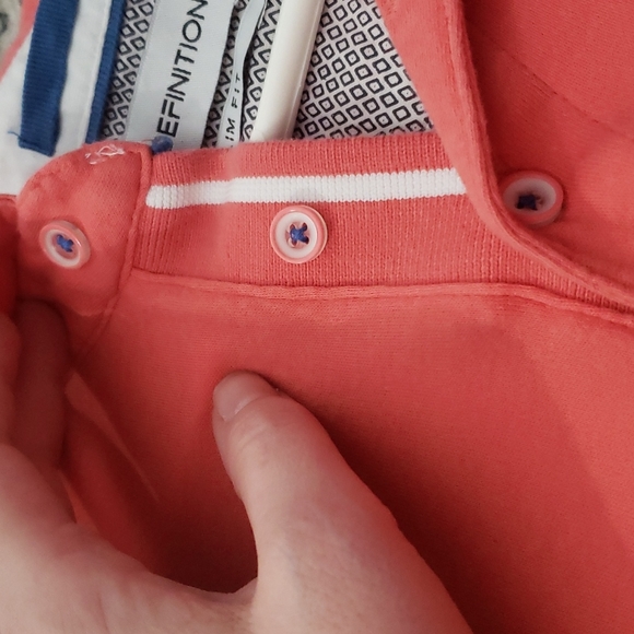 Salmon Men's Polo Shirt - Picture 6 of 7